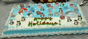 the Christmas cake!