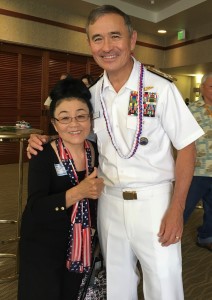 Admiral Harris and S&D president Grace Tsubata Fujii