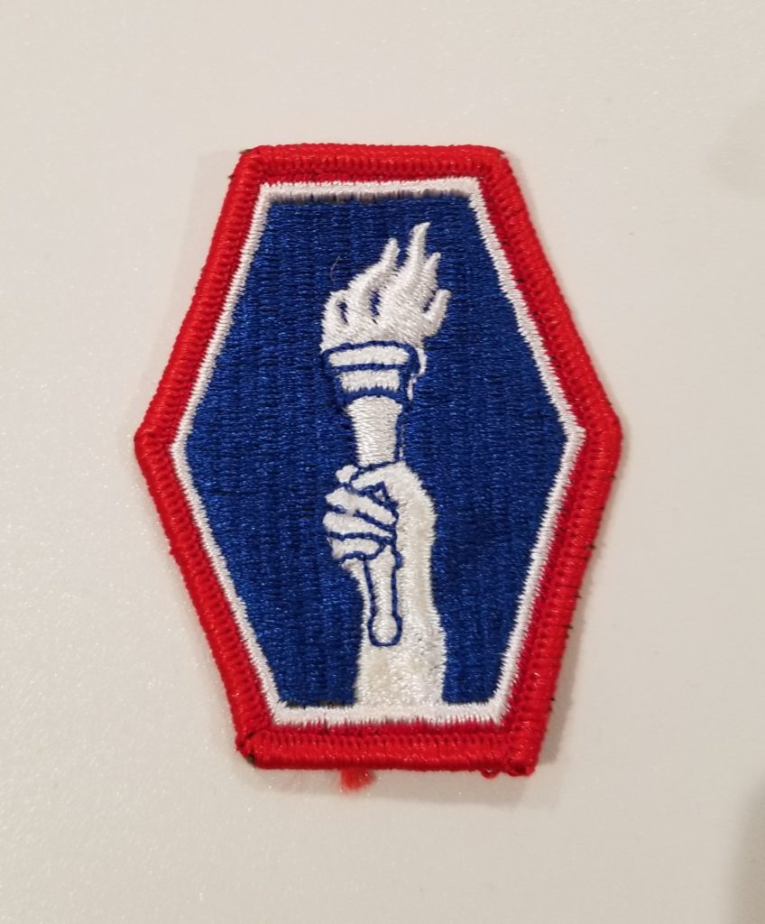 442nd Torch Logo Patch Sons and Daughters of the 442nd Regimental